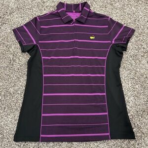 Magnolia Lane Collection Masters TECH SPF 50 purple/black Women's Polo Shirt